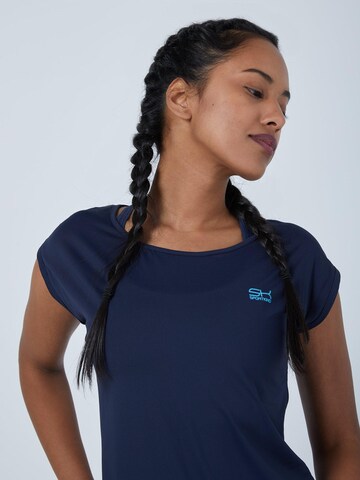 SPORTKIND Funktionsshirt 'Loose Fit'‌‌‌‌‌‌‌‌ in Blau