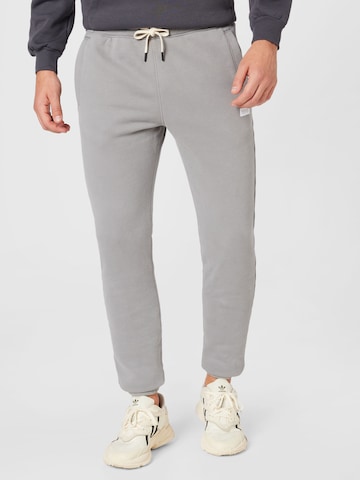 HOLLISTER Tapered Broek in Grijs: voorkant