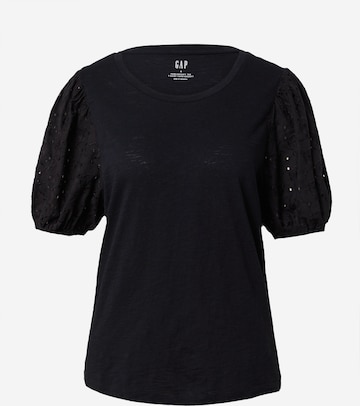 GAP - Camiseta en negro: frente