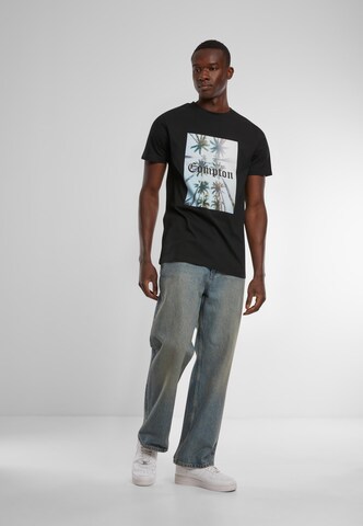MT Men Shirt 'Compton Palms' in Black