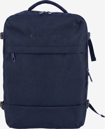 Borsa a spalla 'Borsa Spalla Convertibile Zaino Navigare Poliestere' di Navigare in blu: frontale