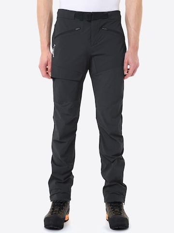 VAUDE Regular Outdoor trousers 'Croz III' in Black: front