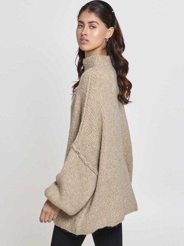 Lilavie Strickpullover ' Maraa ' in Braun