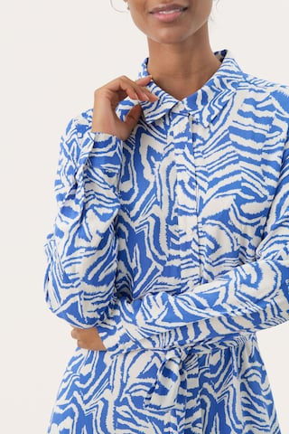 Robe-chemise Part Two en bleu