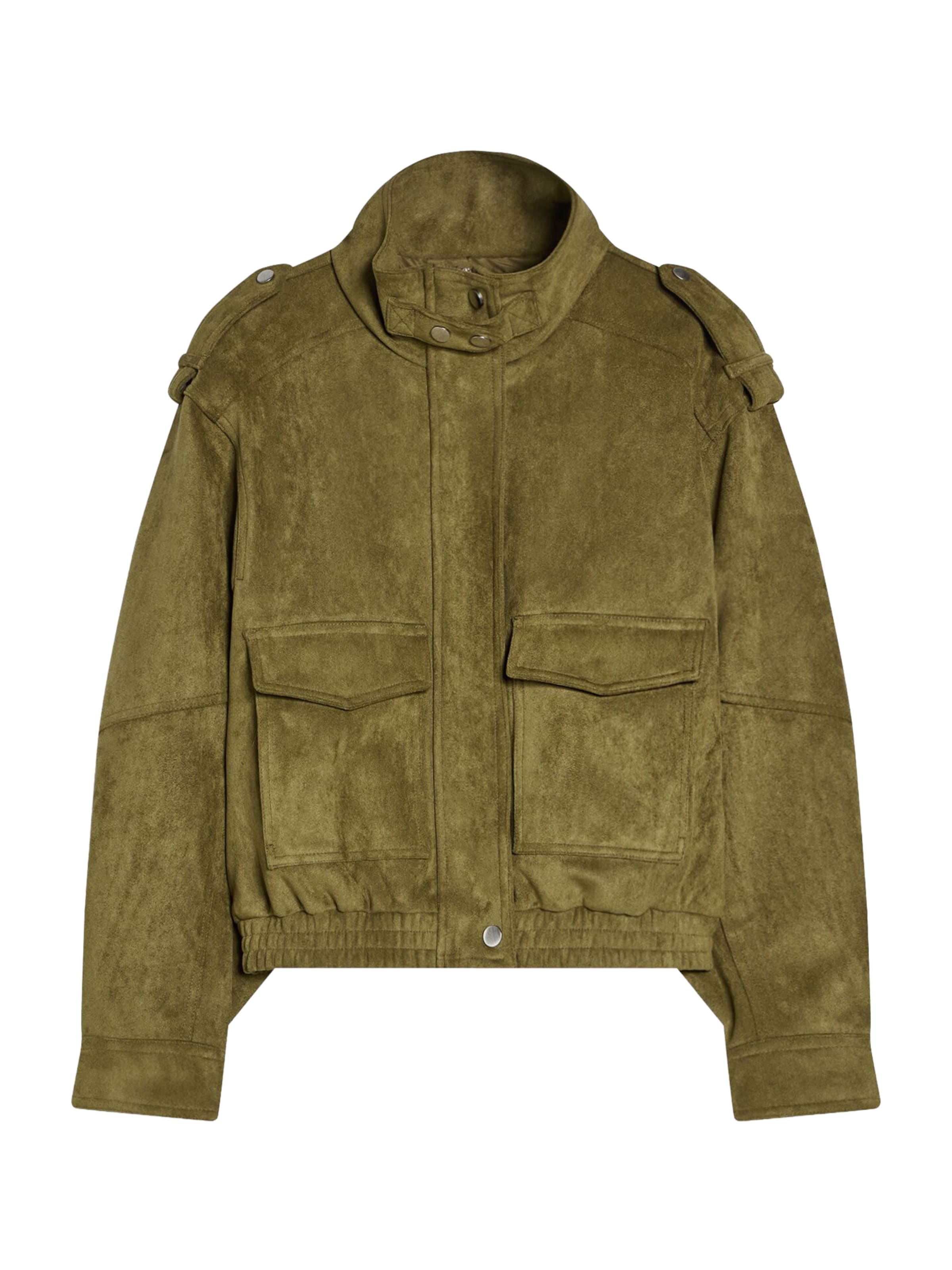 Bershka Jacke in Grün: Vorderseite