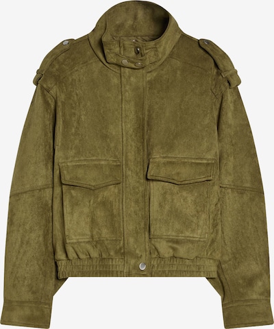 Bershka Välikausitakki värissä vihreä, Tuotenäkymä