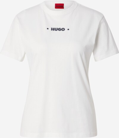 HUGO T-Shirt 'Damacia 1' in navy / weiß, Produktansicht