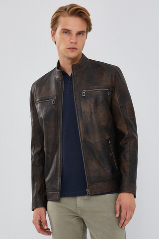 Derimod Between-season jacket in Brown: front