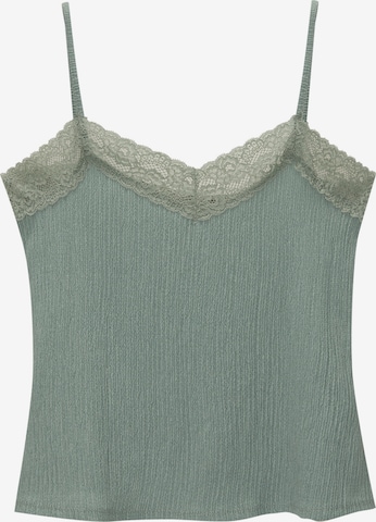 Pull&Bear Top in Grün: Vorderseite