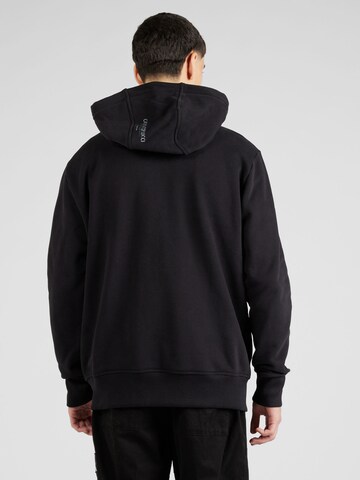 Carlo Colucci Zip-Up Hoodie in Black