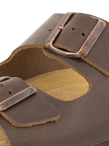 Piece Of Mind Pantolette 'Comfort' in Braun