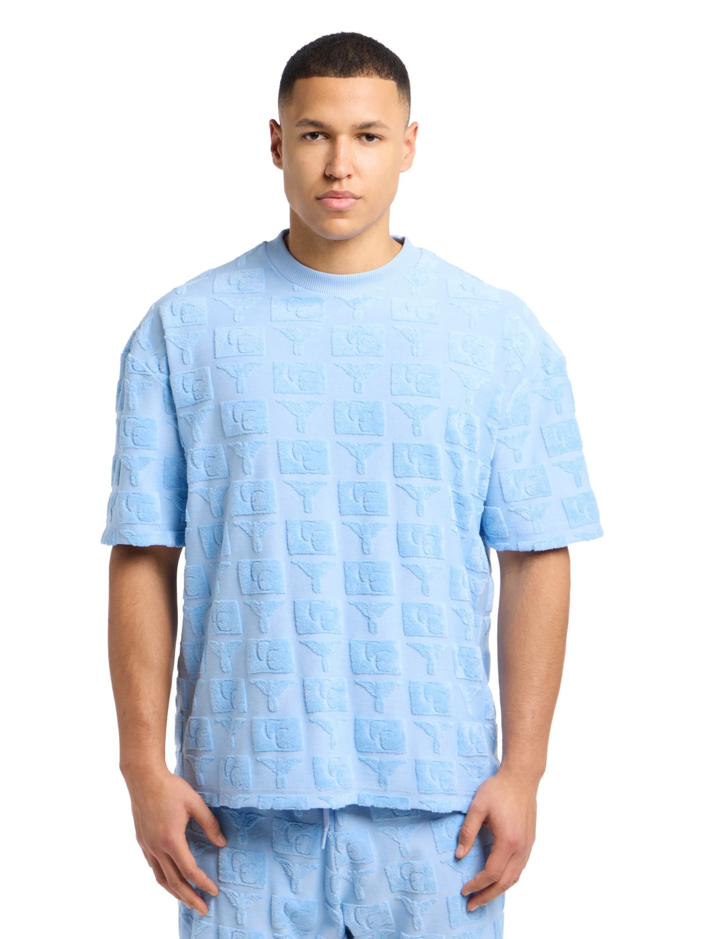 T-Shirt 'Ebnicher' Carlo Colucci en bleu : devant