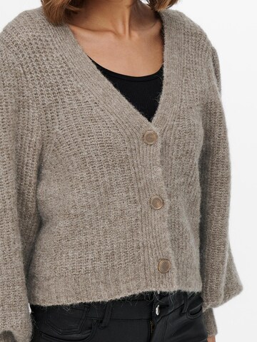 ONLY Knit cardigan 'Marisa' in Brown