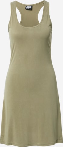 Urban Classics Summer Dress in Green: front