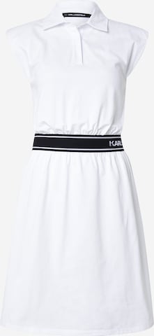 Karl Lagerfeld Dress in White: front