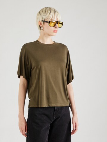 PIECES Shirt 'PCANORA' in Green: front