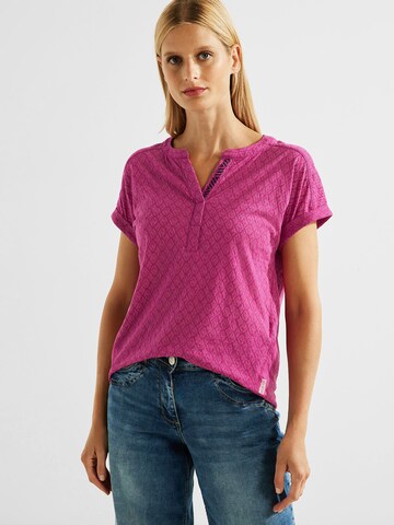 T-shirt CECIL en rose : devant