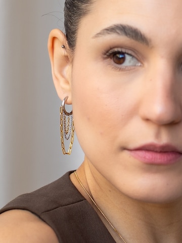hiBALI Earrings 'Chain Hoops' in Mixed colors