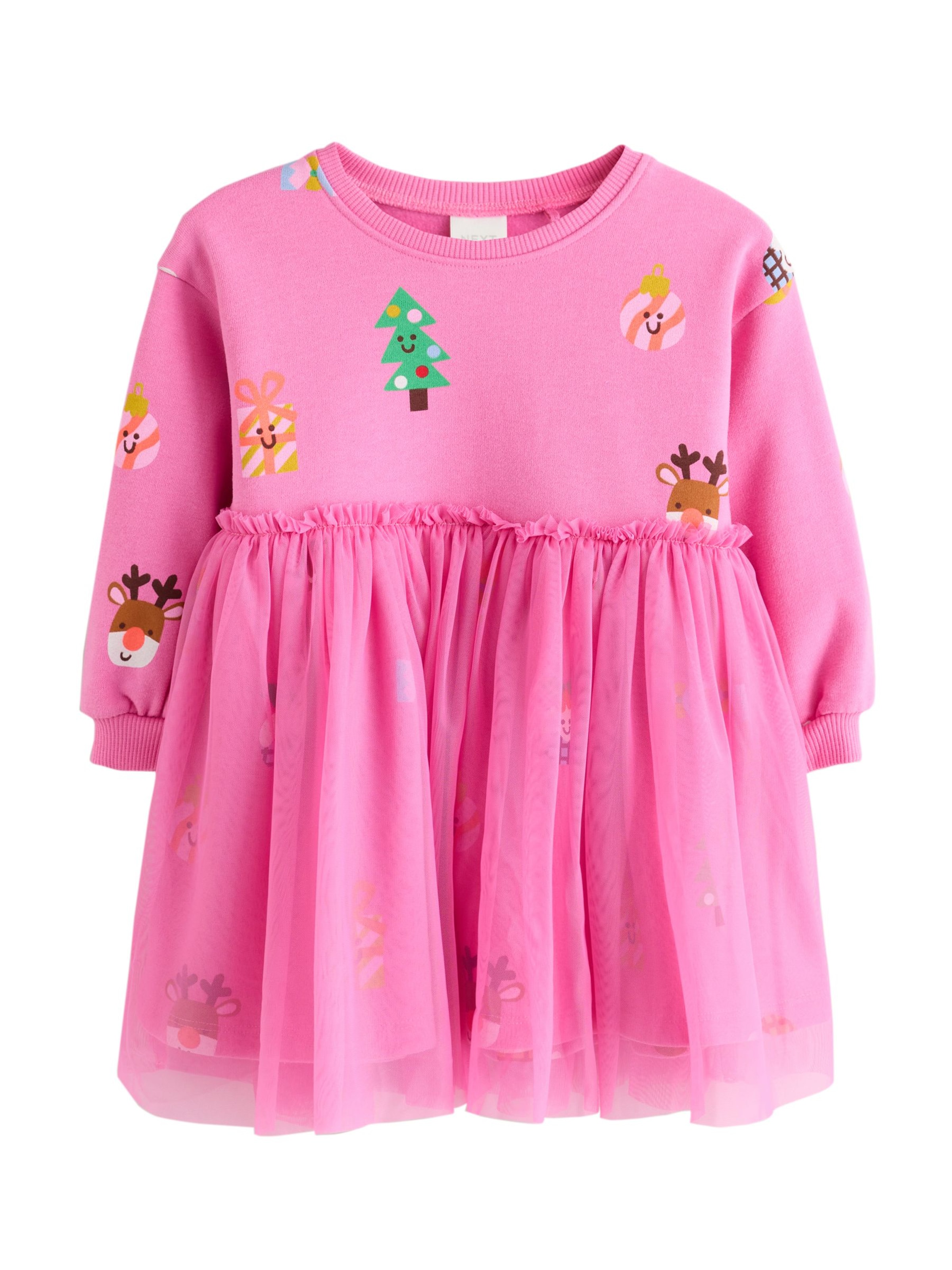 Next - Vestido em rosa: frente