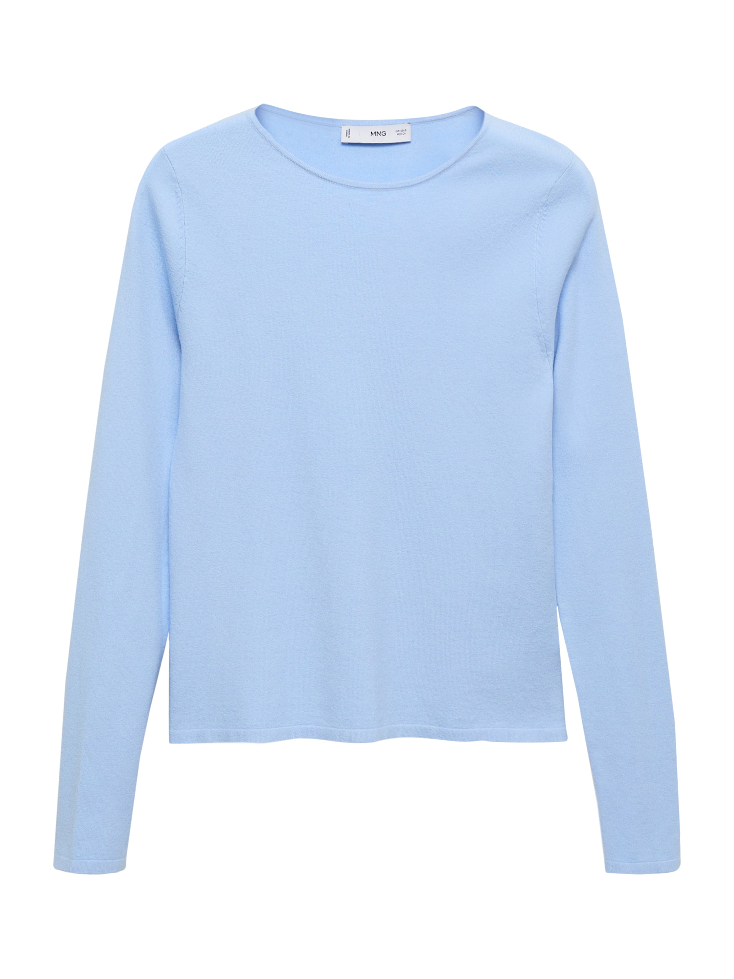 MANGO Sweter 'RIRA' w kolorze niebieski: przód