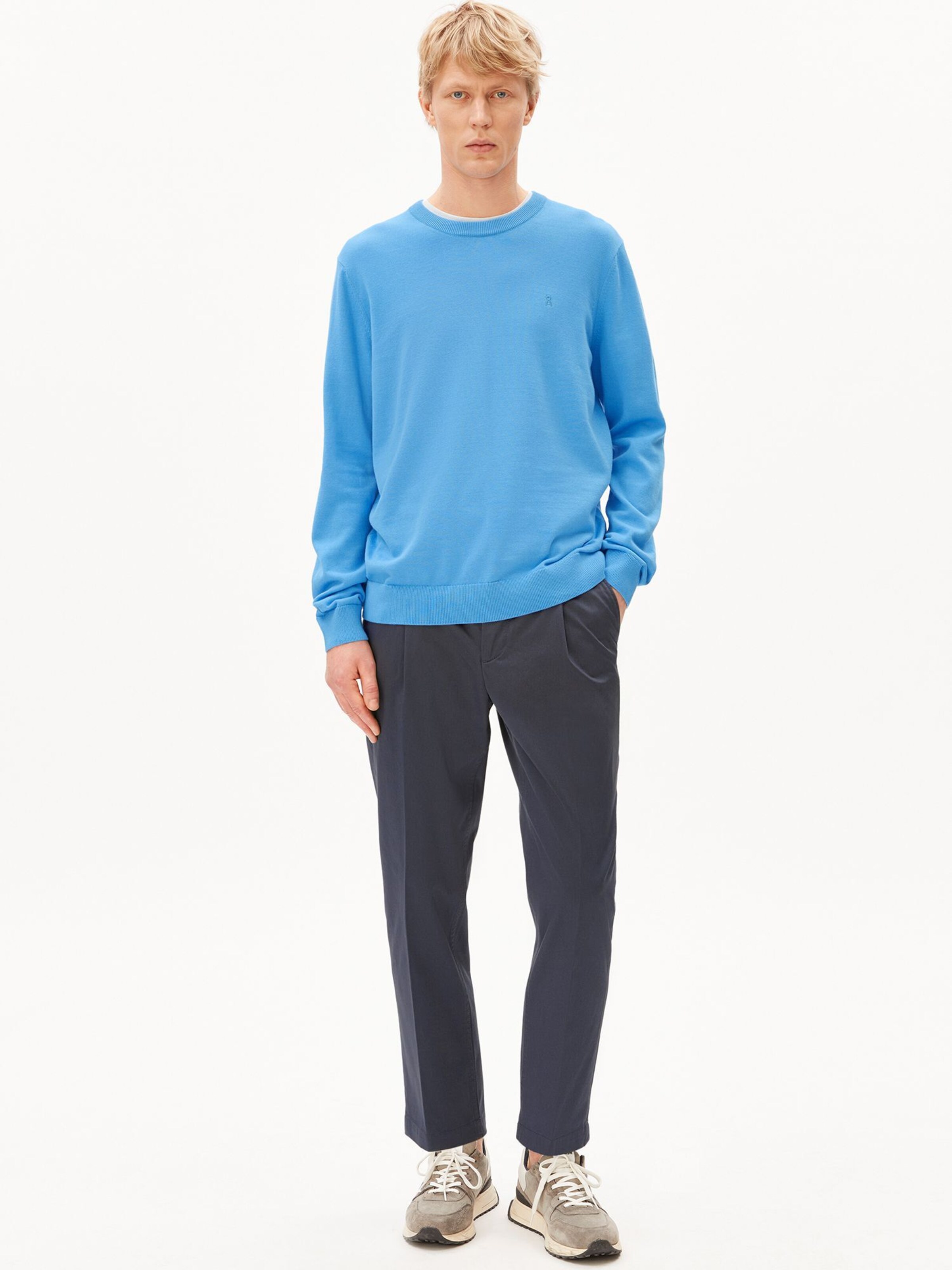 ARMEDANGELS Trui in Blauw: voorkant