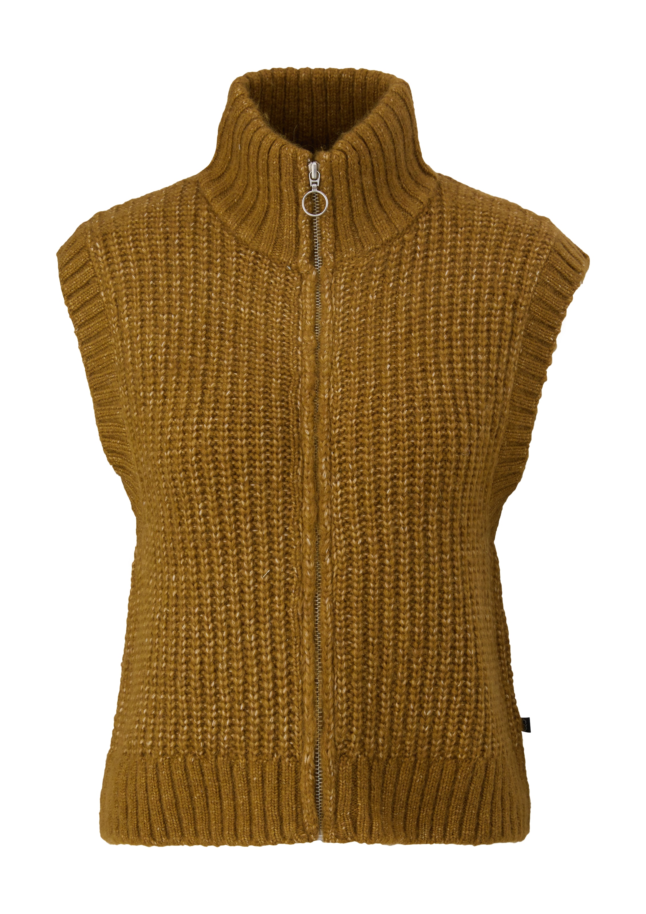 QS Strickjacke in Grün: Vorderseite