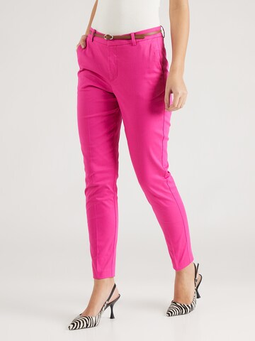 Coupe slim Pantalon chino 'Days cigaret' b.young en rose : devant