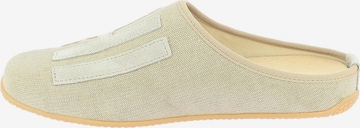 Living Kitzbühel Slippers 'Cotton - Chill' in Brown: front