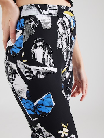Moschino Jeans Skinny Legginsy w kolorze czarny