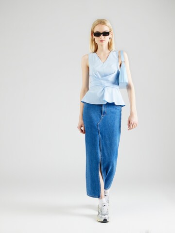 ABOUT YOU Bluse 'Eleni' in Blau