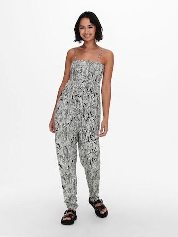 ONLY Jumpsuit in Wit: voorkant