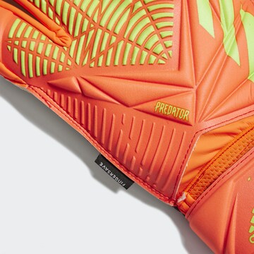 ADIDAS PERFORMANCE Athletic Gloves 'Predator Edge' in Orange