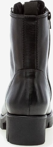 GABOR Lace-Up Ankle Boots in Black