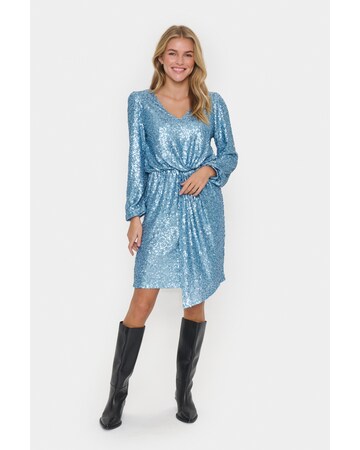 SAINT TROPEZ Kleid 'Jada' in Blau