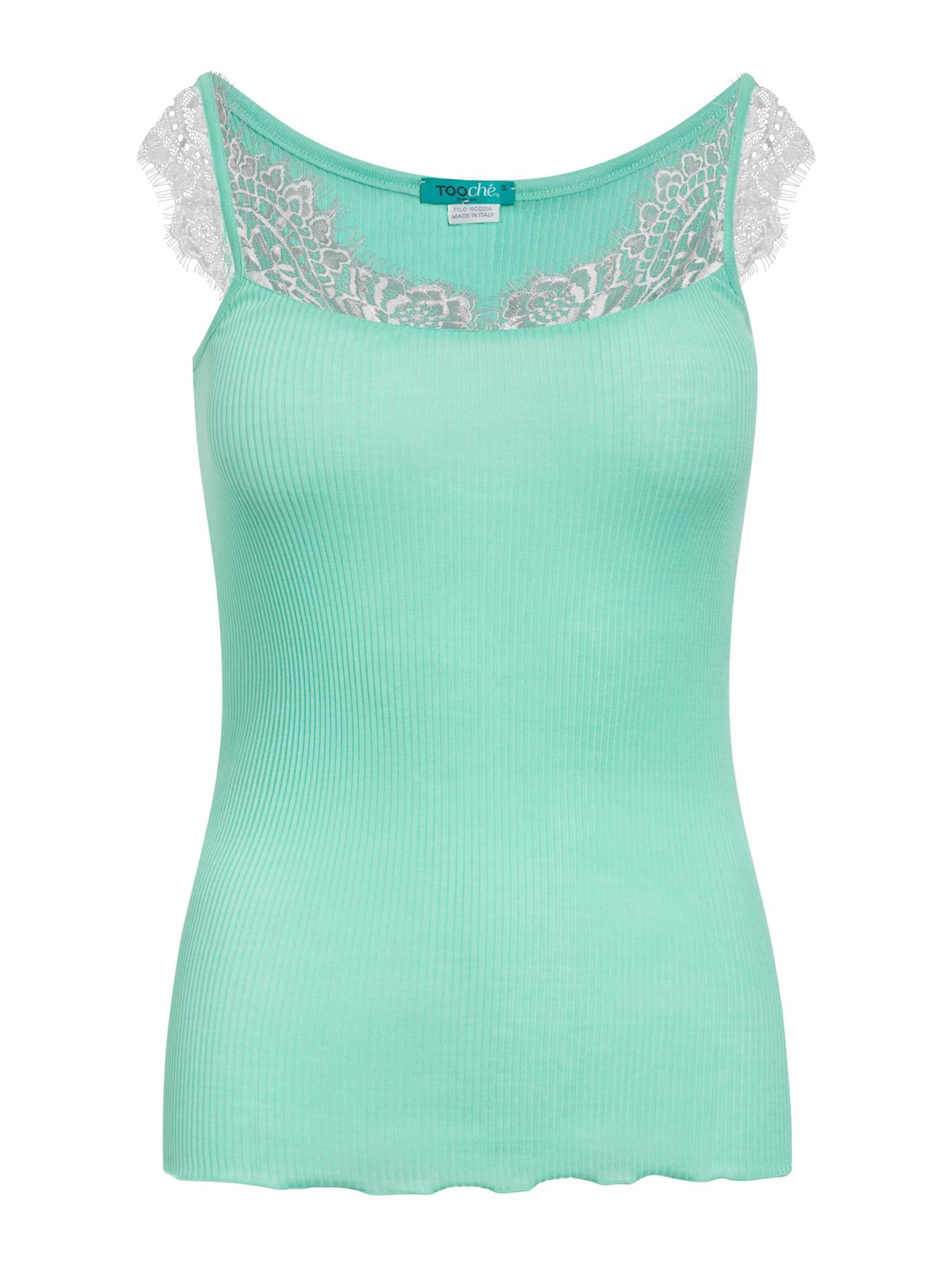 TOOche Top in Green: front