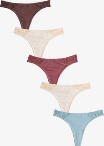 String Next en beige : devant