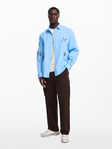 Desigual Regular fit Skjorta i blå