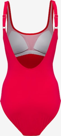 SUNFLAIR Bustier Badeanzug in Rot