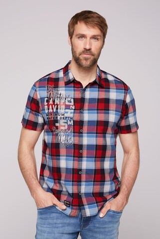 CAMP DAVID Regular Fit Hemd in Blau: Vorderseite