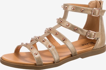 myToys COLLECTION Sandals in Gold: front