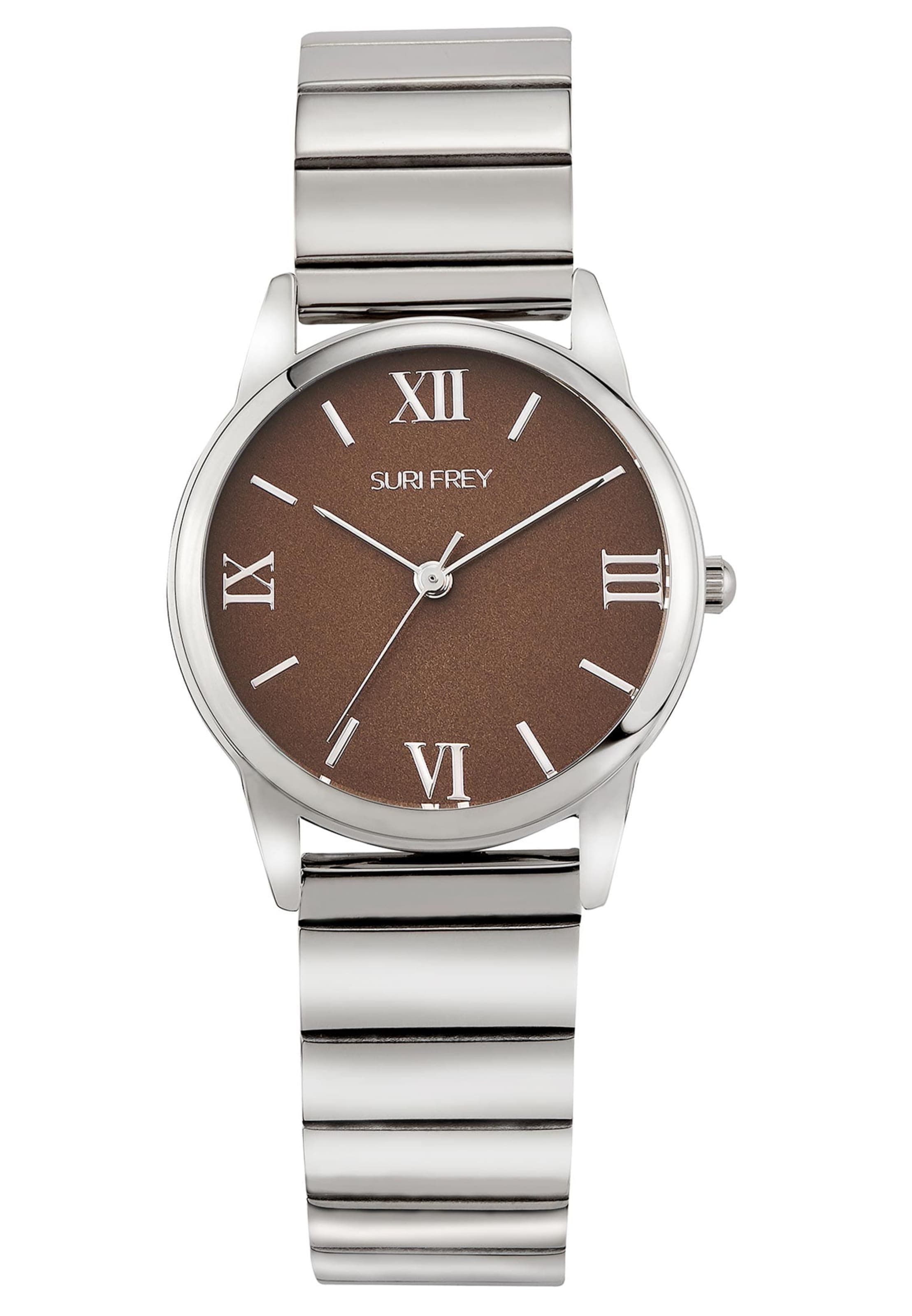 Suri Frey Analoguhr ' Jessy ' in Silber: Vorderseite