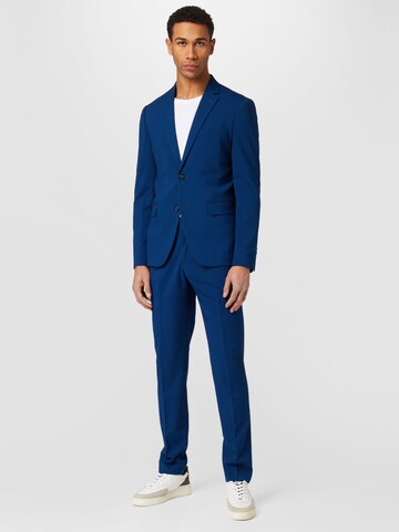 Lindbergh Slimfit Pak in Blauw: voorkant