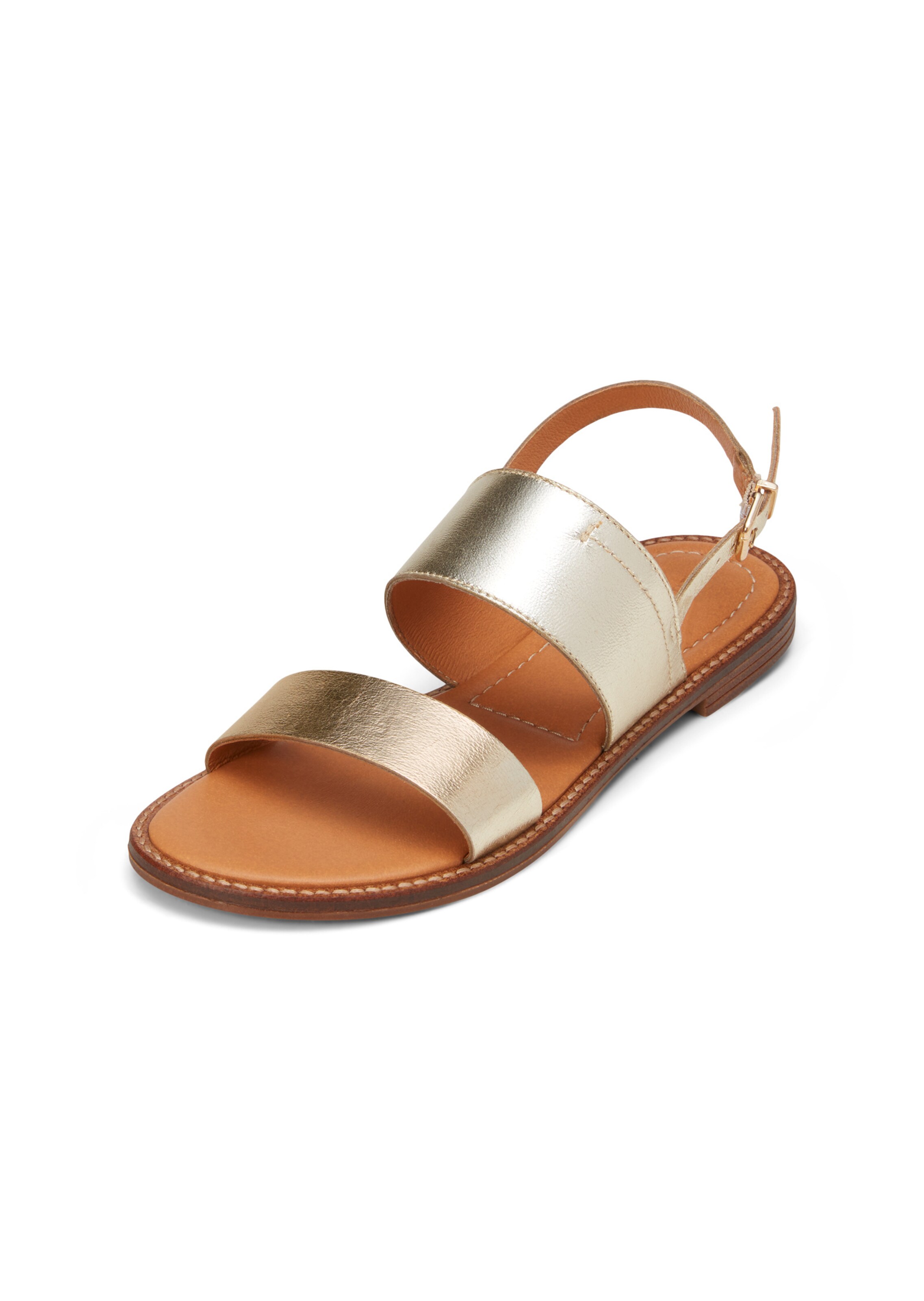 Marc O'Polo Sandale in Gold: Vorderseite