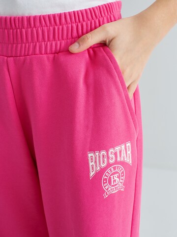 BIG STAR Loosefit Broek 'LONGENCJA' in Roze