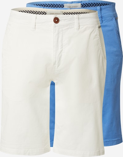 „Chino“ stiliaus kelnės 'BHMason' iš BLEND, spalva – mėlyna / balta, Prekių apžvalga