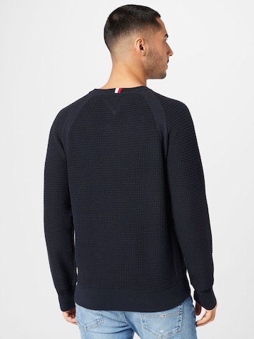 TOMMY HILFIGER Pullover 'SPRING GRID' i blå