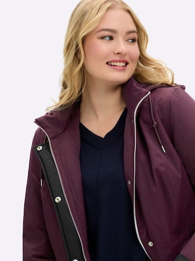 SHEEGO Winterparka in burgunder, Produktansicht