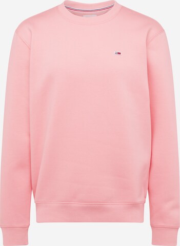 Sweat-shirt Tommy Jeans en rose : devant