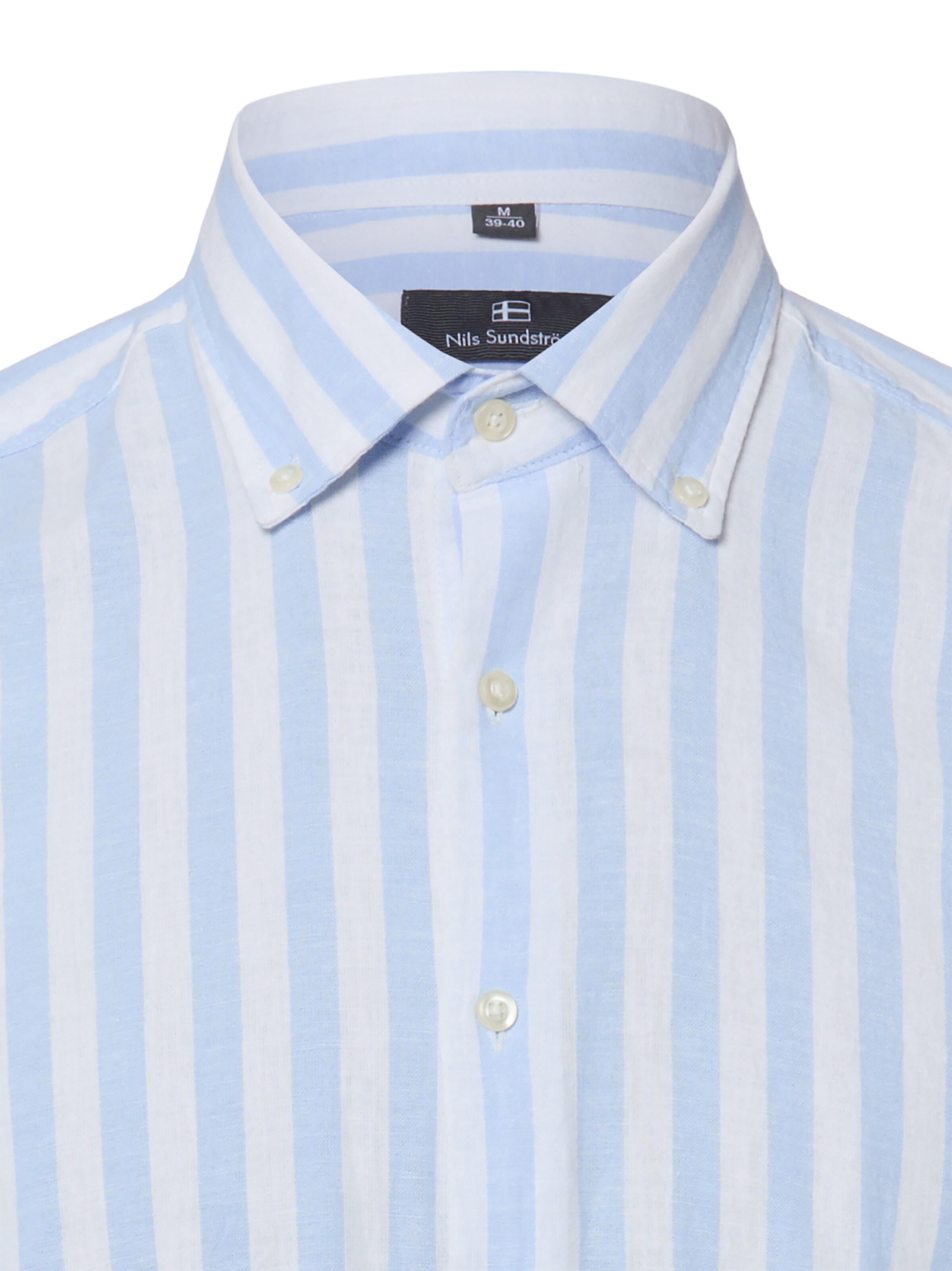 Nils Sundström Regular Fit Hemd in Blau