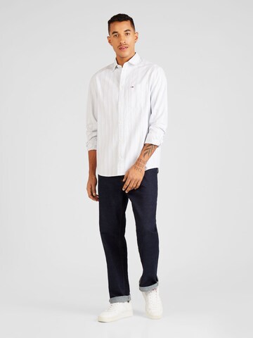 Tommy Jeans - Regular Fit Camisa em cinzento